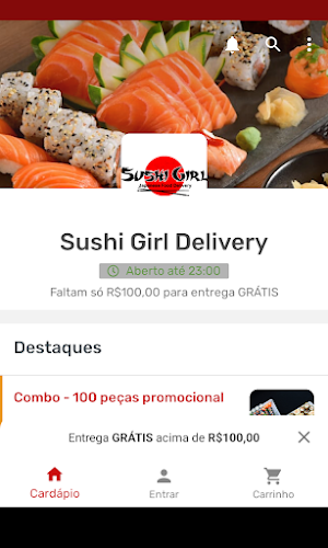 Sushi Girl Delivery Screenshot 0