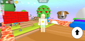Monster World Parkour Girl Screenshot 1