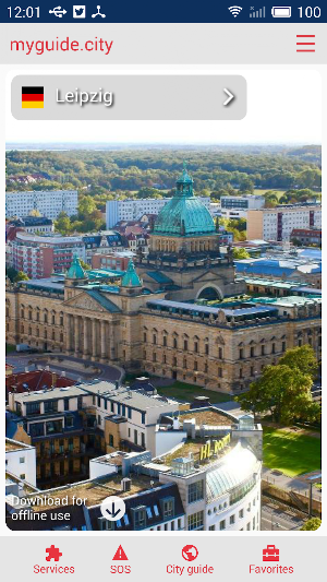 Leipzig city guide Screenshot 0