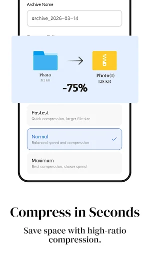 ZipArchiver: Unzip RAR 7Z Zip Screenshot 1