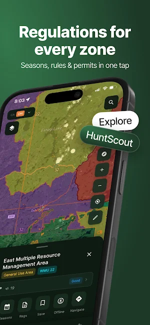 HuntScout: Hunt Maps & Seasons Screenshot 1
