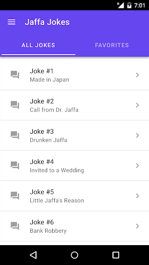 Jaffa Jokes Screenshot 2