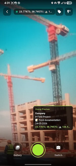 Geo-Stamp Camera Screenshot 1