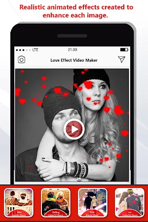 Love Photo Effect Video Maker : Photo Slideshow Screenshot 2