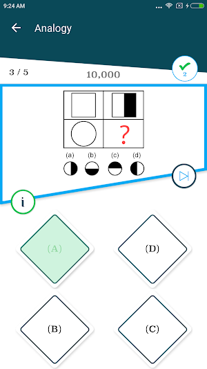 Reasoning Ability Test Screenshot 2