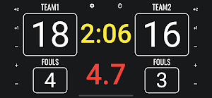 3x3 Basketball Scoreboard Screenshot 0
