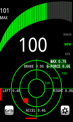 Speedometer with G-FORCE meter Screenshot 1