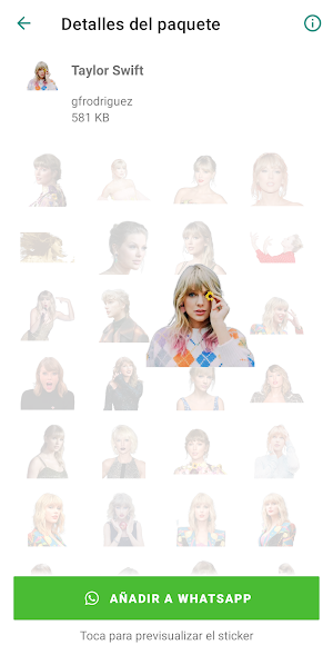 WAStickerApps - Taylor Swift Stickers Screenshot 1
