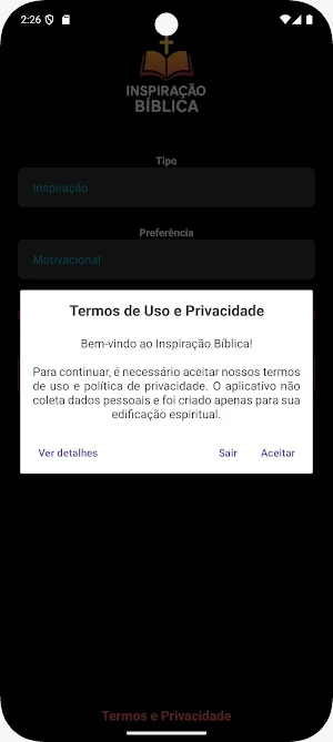 Inspiração Bíblica Screenshot 0