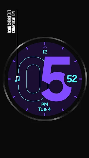 Big Hour Watch Face 029 Screenshot 3