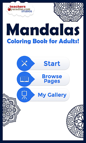 Adult Coloring Books: Mandalas Screenshot 0
