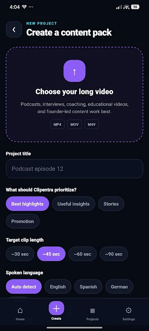 Clipentra: AI Video Editor Screenshot 3
