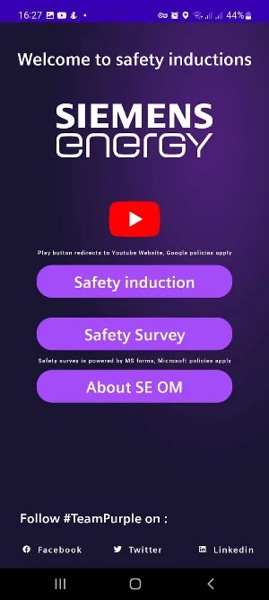 Safety Inductions Screenshot 3
