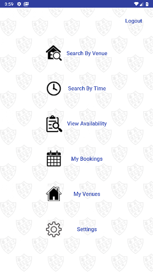 YWGS VenueBooking Screenshot 0