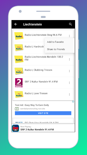 Radio Liechtenstein + Radio FM Screenshot 2