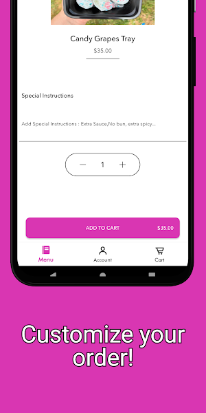 TreatsByCarms Screenshot 1