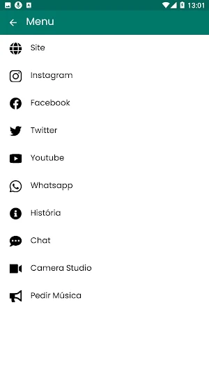 Aplicativo Modelo Screenshot 2