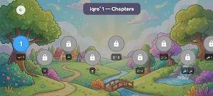 Iqro - learn to read Al-Qur'an Screenshot 1