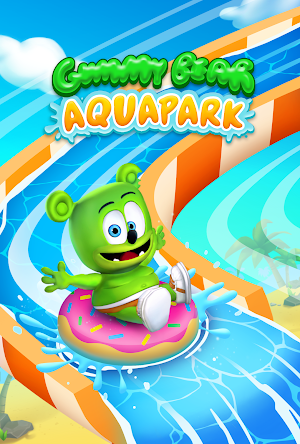 Gummy Bear aqua park - water slide game 2021 Screenshot 3