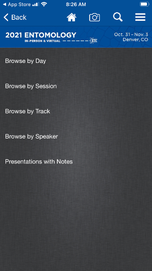 ESA Meetings Screenshot 0