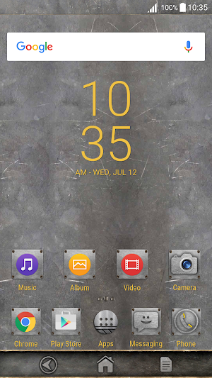 metal | Xperia™ Theme Screenshot 0