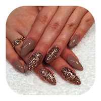 Muted Glam Nail Polish Design