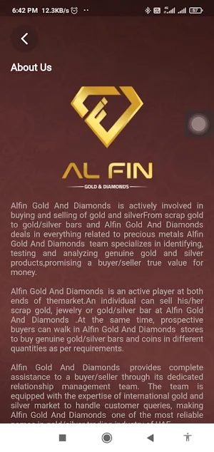 Alfin Bullion Screenshot 3