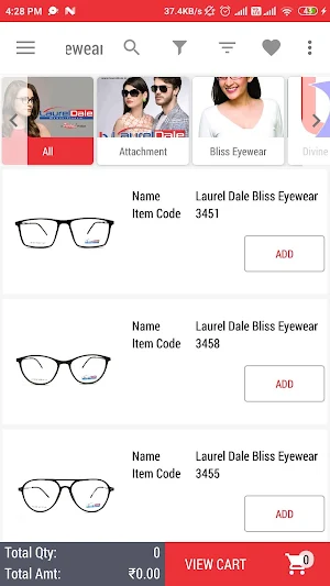 Laurel Dale Eyewear Screenshot 1