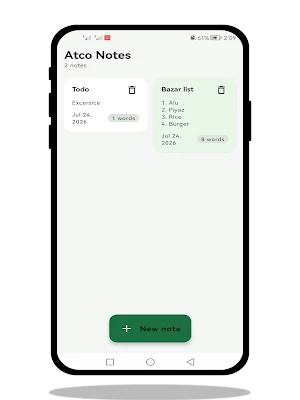 Atco Notes Screenshot 3