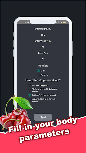 Simple Calorie Calculator Screenshot 2