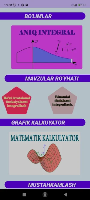 Integralni o'rganamiz Screenshot 2