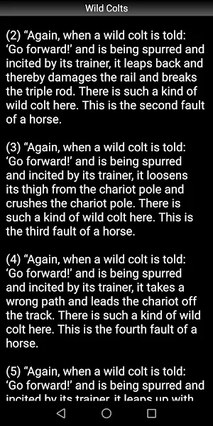 Wild Colts Sutta - Buddhism Screenshot 2