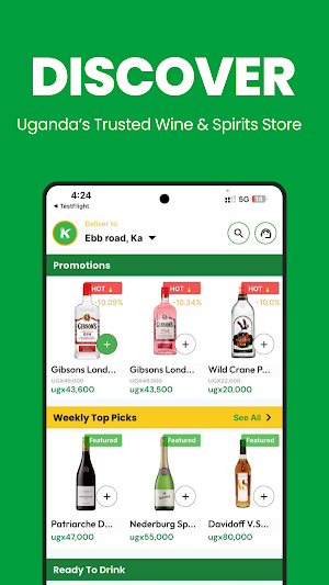 Kafunda WineStore Screenshot 0