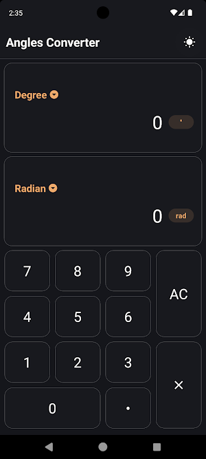 Angle Converter Screenshot 1