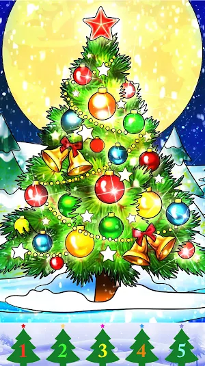 Christmas Paint by Numbers Screenshot 3