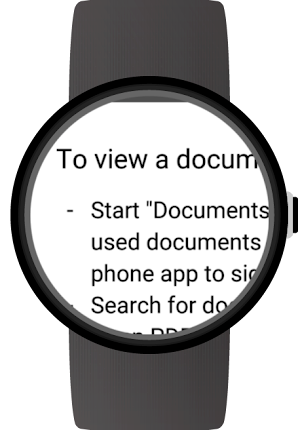 Documents for Wear OS (Android Wear) Screenshot 3