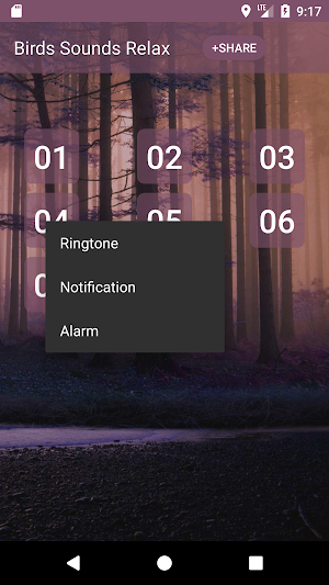 Birds Sounds Relax and Ringtones Screenshot 1