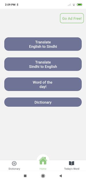 Sindhi English Translator Screenshot 0