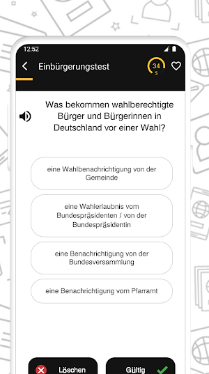 Einbürgerungstest Deutschland Screenshot 2