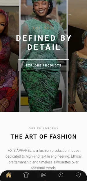Axis Apparel Screenshot 0