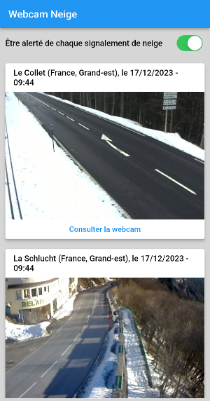 Webcam Neige Screenshot 0