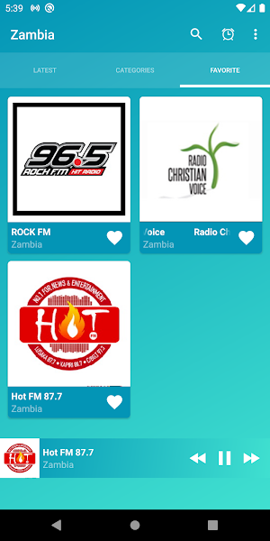Zambia radios online Screenshot 2