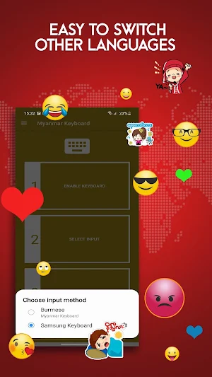 Myanmar Keyboard - Myanmar Language Keyboard Screenshot 3