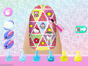Hello Kitty Nail Salon Screenshot 1