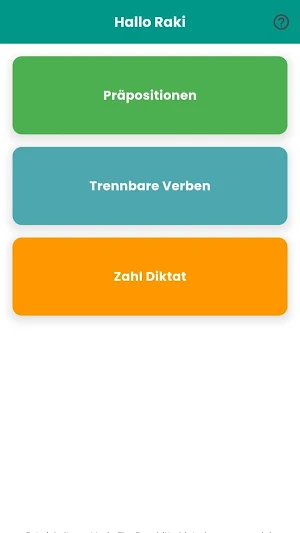 Hallo Raki Screenshot 0