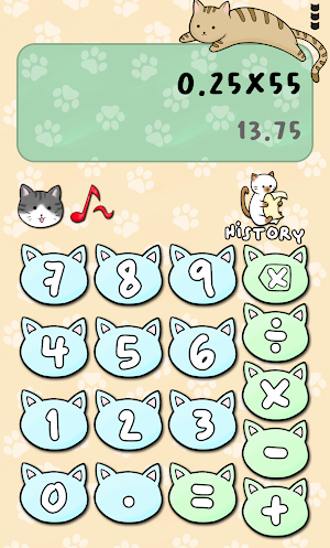Catsculator - Cute cats and kitties calculator Screenshot 3