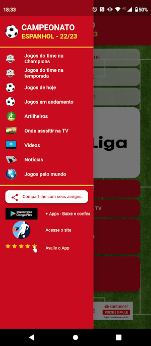 Campeonato Espanhol - La Liga Screenshot 1