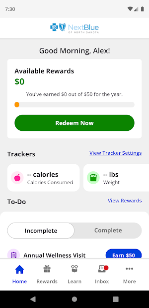 Live Healthy Blue from NBND Screenshot 0