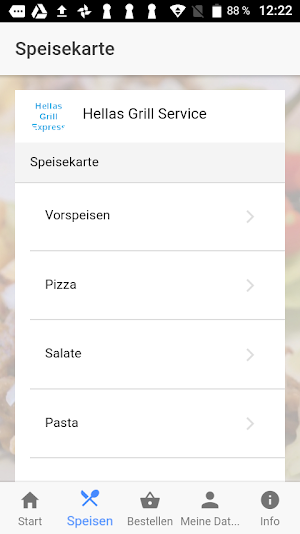 Hellas Grill Service Screenshot 1