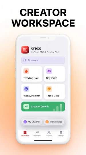 KreXo | YT SEO & Creator Club Screenshot 0